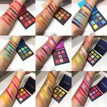 beauty glazed 9-Color Eyeshadow Palette, High Pigmentation, Matte, Shimmer, Natural Smokey, Glitter, Cream & Powder Textures, Waterproof Makeup Palette - #C - 查看 4