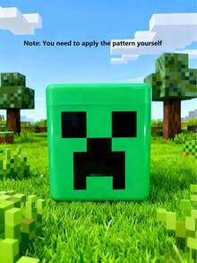 1 pezzo Scatola di immagazzinaggio stile Minecraft fai-da-te, scatola regalo di Natale, forniture per feste di Pixel Miner, adatta per conservare oggetti personali, decorazione per feste di Pixel Miner, decorazione per feste di compleanno, Natale, organizzazione di camera, auto e scrivania d'ufficio