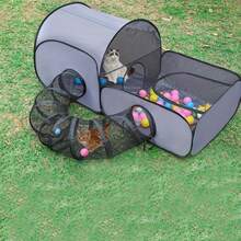 Cat Tunnels - Light Grey - View 3