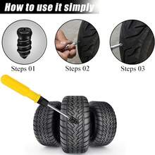 Tire Cover Repair Kit, 61 Piece Tire Cover Repair Kit, Vacuum Tire Cover Repair Kit, Professional Tire Repair And Repair Nails, Tool Kit