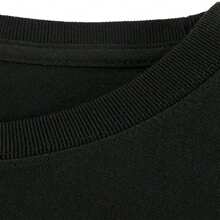 Men's PrintedI Don't Fart, I Just Whisper In My Pantst-Shirt, Comfortable Style, Street Fashion, Sporty, Breathable, Cool, Retro, Casual, Fun Wear, Perfect As A Holiday Gift - 黑色 - 查看 4