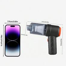 Easypie Selection 120W大功率无线吸尘器，USB充电，家用/车载手持吸尘器，吸力强劲，独特的吸尘吹风功能，2000mAh电池，是送给朋友、毕业、返校、圣诞节、情人节、父母、万圣节、感恩节、生日、新年和其他节日的最佳礼物。