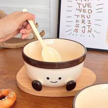 Cute Foot Underglaze Ceramic High-Quality Single-Person Ramen Bowl, Snail Rice Noodle Bowl Tableware Set - Multicolor - View 9