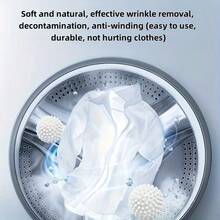 1pc Laundry Ball, Magical Lint Remover Tool, Fabric Cleaning Ball, Anti-Static Hedgehog Ball, Washing Care Ball, Magical Lint Removing Laundry Ball - Anti-Static & Stain-Free, Fabric Cleaning Ball, Extra Large Laundry Ball, Laundry Accessory, Laundry Drying Ball, Lint Removing Dryer Ball - Multicolor - View 10