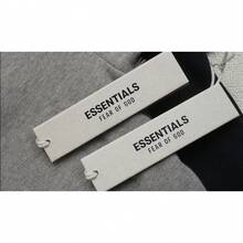 Essentials Autumn Winter Hoodie 'Dark Oatmeal' 'Black' Loose Drop Shoulder Hooded Women Sweatshirt, Vintage Flocking Craftsmanship Combined With Modern Men Breathable Technology, Warm Cotton Flocking, Loose Urban Functional Wear, High-End Cotton For Urban Street Style, Loose Silhouette Gender-Neutral Design, Mixed-Color Cotton For Low-Profile, Preferred Choice For Cafes And Hiking.Fall Halloween Sweater 13-05-FW24 - 黑色 - 查看 8