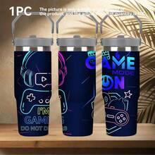 这款30盎司不锈钢保温杯采用酷炫的游戏主题印花，实用又时尚，是游戏玩家、自用或送礼的理想之选。它能满足您日常的补水需求，同时还能将饮品保持在理想温度。 - 彩色 - 查看 15