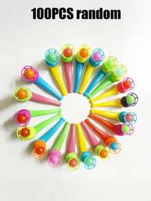 3/12/20/100pcs Funny Levitating Ball Toys, Party Toys, Party Favor Bag Fillers, Party Whistles, Party Games, Suitable For Children, Teens And Adults, Kids Games, Girls Toys, Boys Toys, Educational Games, Children's Toys, Boys Games, Girls Games, Stress Relief Toys, Children's Party Favors, Party Gifts, Gift Bag Fillers And Classroom Rewards, Montessori Toys, Birthday Gifts, Birthday Party Favors, Office Stress Relief Toys, Fun Gifts - Multicolor - View 18