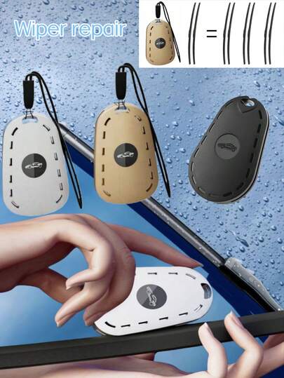 2pcs Universal Wiper Blade Repair Tool, Car Wiper Blade Repair Kit, Wiper Blade Restoration Tool, Suitable For All Seasons (Random Shipment Of New And Old Models)