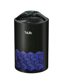 ToLife Air Purifiers For Bedroom Home, HEPA 13 Air Purifier With Aromatherapy For Better Sleep, Air Cleaner Filter 99.97% Smoke, Allergies, Pet Dander, Odor, Dust, Office, Desktop (White Air Purifier) - 美規A型插(110-127V) - 查看 14