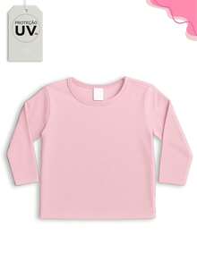 Boys' Thermal Shirt UV 50+ Beach Pool Comfort - 淺粉色 - 查看 5