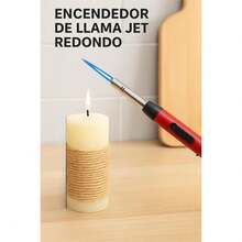 Encendedores tipo antorcha rellenables Eficiente, practico y fácil de usar - Negro - Ver 7