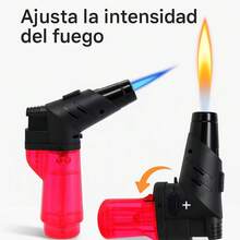 16 encendedores tipo antorcha Recargable y resistente al Viento para Uso Eficiente para cocinar, hornear y hacer barbacoas. - Multicolor - Ver 3