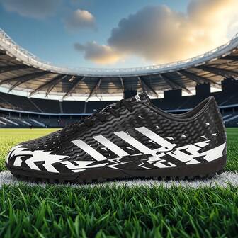 1 par nya fotbollsskor, rekommenderas för tonåringar, studenter, matcher och träning, höga, långa dobbar, halkfria, grepp, vuxen, korta dobbar, TF, konstgräs, snörning, herrfotbollsskor, höga, professionella fotbollsskor, populära fotbollsskor direkt från fabriken