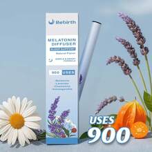 Extractos de Sandía, Menta y Lavanda para la Desintoxicación Pulmonar y Refrescante Oral, Solución de Varilla de Relajación con Difusor Herbal - Sandía - Ver 4