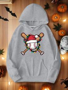Women's Baseball Hoodie - Gray - View 7