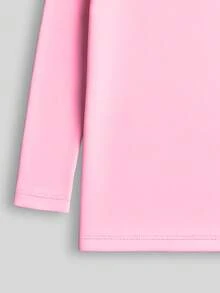 Boys' Thermal Shirt UV 50+ Beach Pool Comfort - 淺粉色 - 查看 7