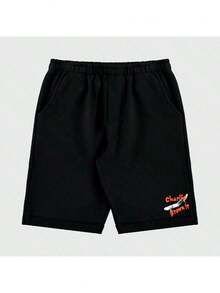 Bermuda Moletom Altíssima Qualidade Masculina Chorão CBJR - Preto - Visão 1