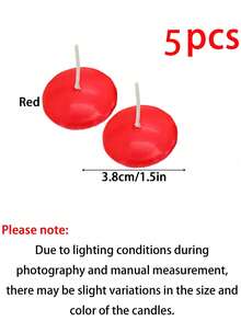 10 nến nổi màu đỏ, nến nổi màu đỏ không mùi, nến nổi hình trụ, thích hợp cho ngày lễ tình nhân, đêm lãng mạn, hẹn hò, đám cưới và trang trí bàn ăn - Nến nổi lan tỏa sự lãng mạn qua từng khoảnh khắc quý giá! - Nhiều màu - Xem 13
