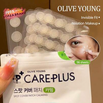 Olive Young Care Plus 96pcs Acne Pimple Patch, For Face & Body - Fast Acting, Vegan & Cruelty-Free, Korean Skincare, Korean Beauty Gift, Korean Cosmetics