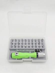 [Precision Screwdriver Set] 32pcs Precision Screwdriver Set | Mini Magnetic Cross Flat Head Screwdriver - Convenient To Carry For Repairing Cars, Furniture, Smartphones, Cameras, And Small Tools