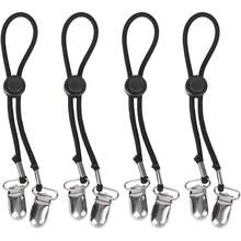 Estilo4 Piezas Sujetadores De SáBanas Ajustables Correas Antideslizantes Correas De Soporte De SáBanas De Cama Colchones EláSticos Sujetadores De Sujetadores De SáBanas(Negro)VersióN Mejorada - 1 - Ver 1