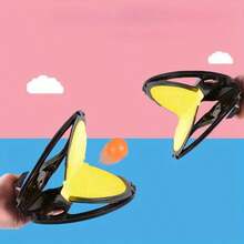 1/2个装投掷球，户外运动球，投掷球，户外运动球拍，手球，适合协调训练、生日派对和家庭聚会，耐用ABS塑料，抗撕裂 - 彩色 - 查看 8