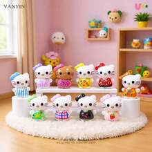 Sanrio 三丽鸥Hello Kitty趣味老硬币造型摆件，隐藏版，家居装饰，趣味设计，惊喜收藏，收藏雕像，趣味设计，圣诞装饰，家居装饰配件，返校小礼物，适合节日派对礼物、生日礼物和各种节日惊喜卡通玩具小礼物