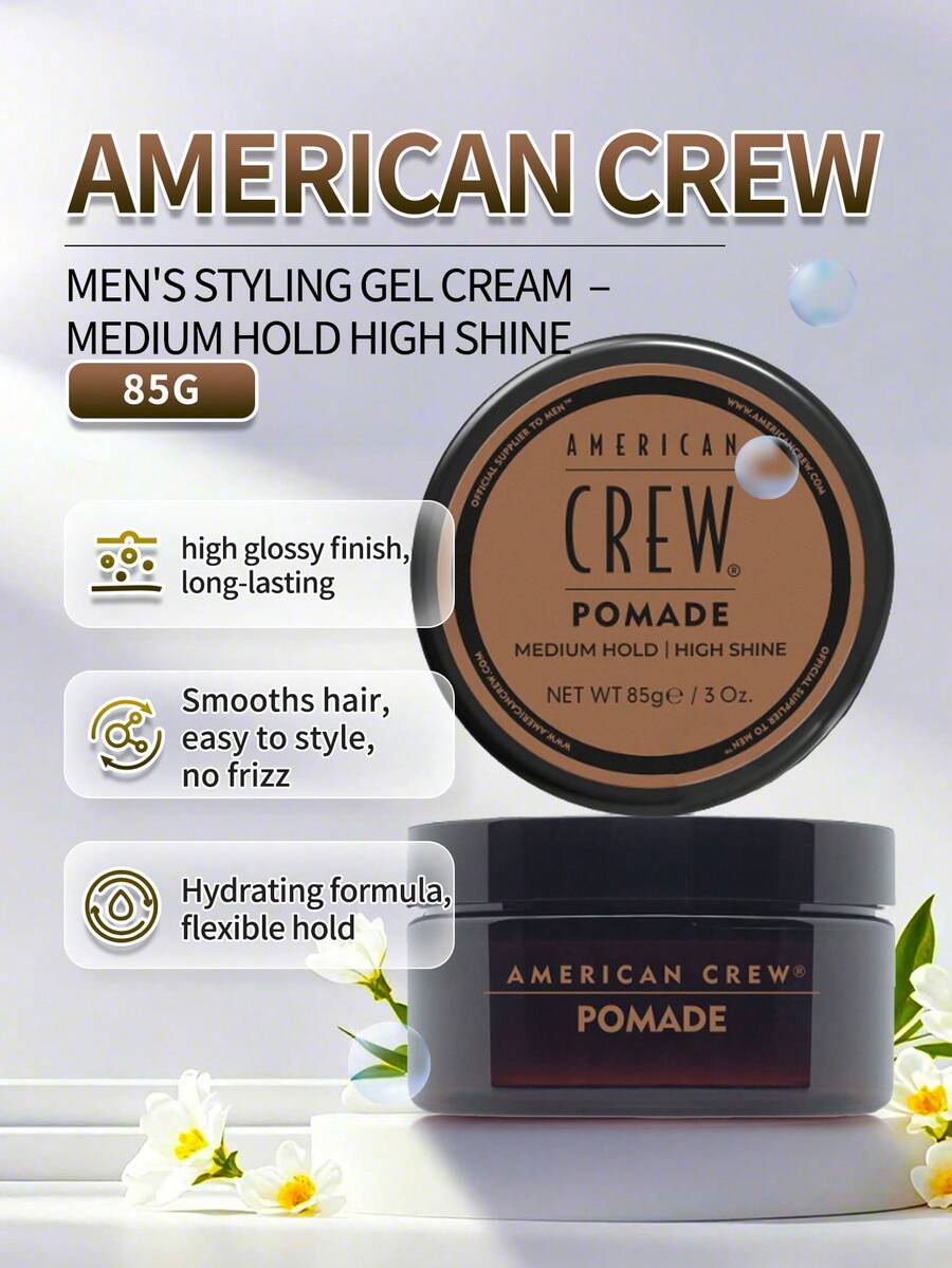 American Crew 85克巧克力色发蜡，哑光效果