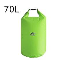 Floating Waterproof Dry Bag Backpack 5L/10L/20L/40L/70L, Roll Top Sack Keeps Gear Dry For Camping, Hiking Beach, Fishing, Swimming Rafting Kayak River Trekking Bags - 綠色 - 查看 3