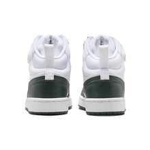 Nike Youth COURT BOROUGH MID 2 (GS) Casual Mid-Top Sneakers CD7782-119 - White Green - View 4