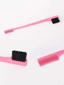 5/3 Peças Conjunto de Escovas de Cabelo Inclui um Pente de Sobremesa de Princesa, um Pente de Concubina, uma Escova de Cauda Afunilada e um Frasco Borrifador - Escovas de Cabelo para Limpeza, Penteado e Massagem com Cerdas de Silicone Macias, Adequadas para Uso Doméstico, Todos os Tipos de Cabelo e Viagens.