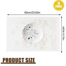 6pcs Coffee Croissant Cake Chocolate Element Printed Reusable Kitchen Dish Towels, High Absorbent Polyester Fiber Dishcloths And Tea Towels, Washable Home Decor Cleaning Cloths, 40 * 60cm Suitable For Kitchen Or Afternoon Tea Cup And Bowl Wiping