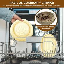 Fermentadora de Pan 13 PCS con 2 Cestas de Fermentación (Apto Horno), Hoja, Batidor y Raspador |   Cestas para Fermentar Pan |   Ideal para Panaderos Profesionales y Caseros |   Fácil Limpieza (13) - 13 - Ver 10