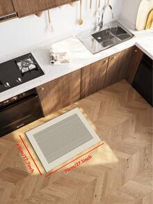 1 Piece Of Rectangular Kitchen Floor Mat, Halloween Water-Absorbent Carpet, Long Bathroom Mat, Skull-Patterned Mat, Washable Long Runner Rug, Suitable For Kitchens, Living Rooms, Bedrooms, And Dining Rooms; Can Be Used For Home Decoration And Halloween Decoration - Multicolor - View 10