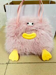 حقيبة يد وردية فاتحة ناعمة ، تصميم فريد ، مناسبة للخروجات ، الارتداء اليومي ، الكاجوال ، التنقل ، التسوق ، حقيبة كتف للنساء - وردي - مشاهدة 2