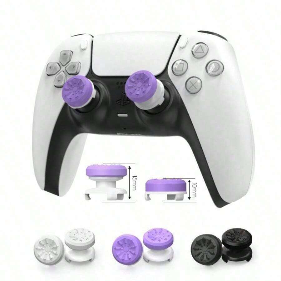 2PCS Freek Performance Thumb Grip Caps Silicone Analog Stick Caps Cover, Feel Appropriate, And Enhance User Experience - White - View 1