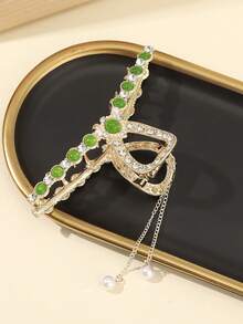 1Pc Ancient Tassel Hair Clips Grip Clip Large Back Of The Plate Hair Hair Claw Hair Accessories Fashion Hair Clutch