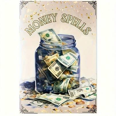 Money Spells Journal | Learn 10 Abundance  To Attract Wealth In 3 Days | Step-By-Step Witchcraft Guide For Manifestation, Prosperity, And Financial Energy Alignment | Spiritual Gift, English Language, Financial Planning Pa