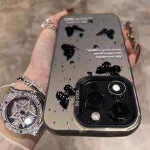 Colección de 2356 Individuos: Una elegante funda de teléfono con mariposa para el 15 Pro, una nueva funda plateada de alto valor para el 14, y fundas completas para los modelos 12/11 y. - Blanco - Ver 3