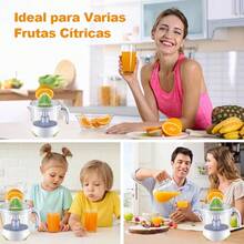 Exprimidor Eléctrico Multifuncional para Citricos - Naranja Limón Lima, Separador de Pulpa y Jugo, Portátil para Hogar, 2 Colores Aleatorios, Regalo Ideal - Tipo de Enchufe A USA (110-127V) - Ver 6