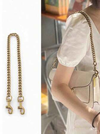 1件装女士包包配件金属链条肩带 - 手提包单肩斜挎包链条
