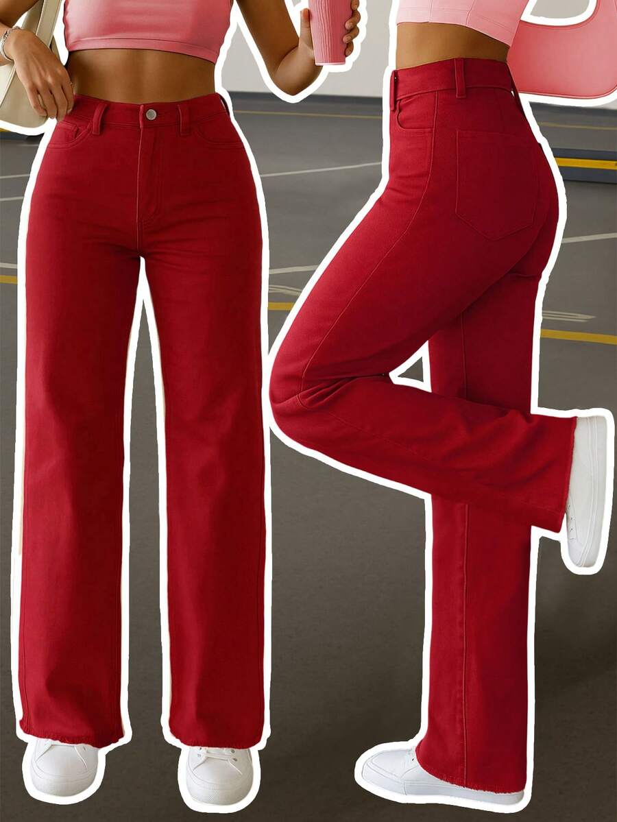 Retro American Straight Leg Jeans