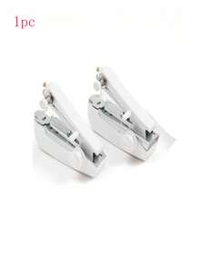 Portable Manual Sewing Machine With Threading System - Handheld, Compact, Lightweight, No Electricity Required, White With Black Base And Blue Panel - Easy To Use, Suitable For Home, Travel, Crafts, Tailoring - Ideal For Beginners And Experts, Durable And Precise Stitching, Suitable For Fabric Mending And DIY Projects, Includes Threading Tool, Meets Mobile Sewing And Knitting Needs, Sewing Machine Accessories, Mini Handheld Sewing Machine, Portable Sewing, Sewing Supplies - Manual Sewing Machine - View 13