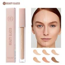 beauty glazed Women's Liquid Concealer, Waterproof Liquid Concealer, Brightens Eye Area Skin, Full Coverage Concealer, Effectively Covers Dark Circles, Brightening Dark Circles Concealer, Lightweight Foundation - #103 - Xem 2