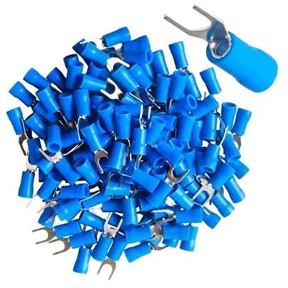 Kit Terminais Forquilha/garfo P/ Cabos 1,5mm 2,5mm 4mm 6mm