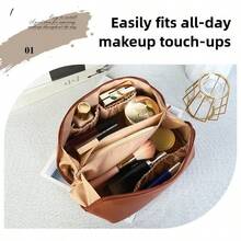 1pc Pillow-Shaped Makeup Storage Bag, Portable Cosmetic Organizer. Large Opening Design And Soft Grip, Ample Interior Space To Hold Skincare And Makeup Products, Unisex. Essential For Travel And Trips