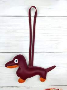 New Fashionable Dachshund Puppy Pendant, Suitable For Daily Wear, Can Be Used As A Bag Accessory, Can Be Given As A Gift To Family, Friends, Classmates, Lovers, For Birthdays, Teachers, And Can Also Serve As A Souvenir. Cute Bag Charm, Bag Pendant Decoration, Bridesmaid Gift, Birthday Gift, A Hanging Accessory For Classmates, Friends, And Colleagues. - Multicolor - View 19