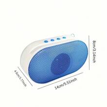 Bluetooth Speaker With HD Sound, Portable Wireless,  Up To 10H Playtime, TWS Pairing, BT5.0, For Home/Party/Outdoor/Beach, Stocking Stuffers, White Elephant Gifts For Adults (Black) - 均碼 - 查看 4