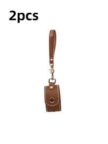 Set di sciarpa, guanti e pochette in PU alla moda - accessorio multifunzionale con portachiavi, adatto per borse da donna, ideale per viaggi all'aperto e conservazione per il ciclismo