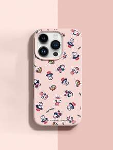 Paul Frank 官方授权液态硅胶手机壳，全包防震摄像头保护，适用于 13/14/15/16/17 Pro Max - 彩色 - 查看 1